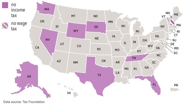 State By State Income Tax Guide Sandy Gadow